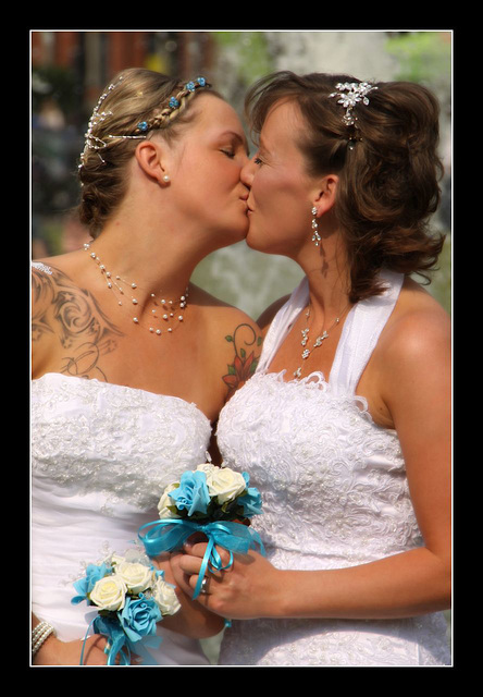 Wedding kiss