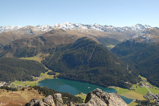 Panorama des Alpes grisonnes...