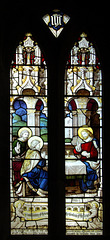 Detail of Stained Glass, Kirk Langley Church, Derbyshire