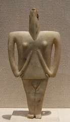 Cycladic Female Figurine in the Metropolitan Museum of Art, Oct. 2007