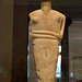 Marble Male Cycladic Figurine in the Metropolitan Museum of Art, July 2007