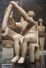 Cycladic Harpist Figurine in the Metropolitan Museum of Art, July 2007