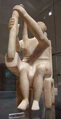 Cycladic Harpist Figurine in the Metropolitan Museum of Art, July 2007