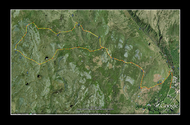 Walk Map (Crashed Bomber Site) Walk Map (Crashed Bomber Site)