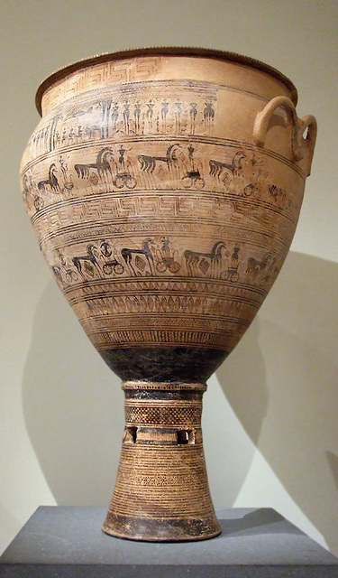 Geometric Terracotta Krater in the Metropolitan Museum of Art, Oct. 2007