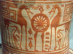 Detail of the Neck of a Terracotta Neck Amphora in the Metropolitan Museum of Art, Oct. 2007