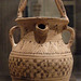 Geometric Terracotta Vase with Strainer, Spout, and Three Handles in the Metropolitan Museum of Art, February 2008