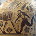 Detail of the Horses of the Chariot and a Running Man on the Terracotta Neck Amphora by the Nettos Painter in the Metropolitan Museum of Art, Oct. 2007