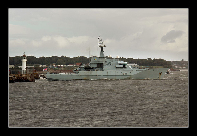 Departing Barry docks