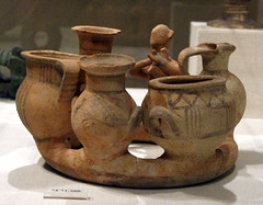 Cypriot Terracotta Ring Kernos in the Metropolitan Museum of Art, February 2008