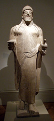 Limestone Priest in the Metropolitan Museum of Art, August 2007