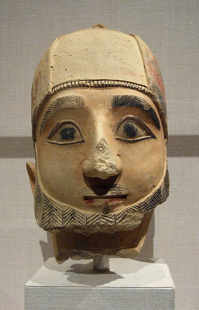 Cypriot Terracotta Head of a Man in the Metropolitan Museum of Art, July 2010