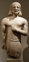 Limestone Male Figure in Egyptian Dress in the Metropolitan Museum of Art, August 2007