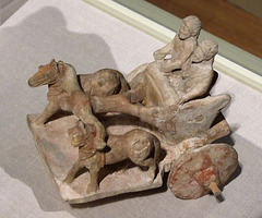Cypriot Limestone Model of a Biga in the Metropolitan Museum of Art, February 2008