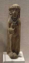 Cypriot Terracotta Woman in the Metropolitan Museum of Art, July 2010