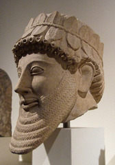 Cypriot Limestone Head of a Man in the Metropolitan Museum of Art, November 2010