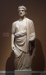 Cypriot Limestone Statue of a Young Man in the Metropolitan Museum of Art, July 2010