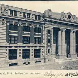New C.P.R. Station - Winnipeg.
