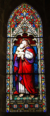 Detail of Stained Glass, Kirk Langley Church, Derbyshire