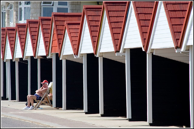 A man and his hut