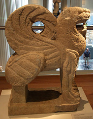 Nenfro Statue of a Winged Lion in the Metropolitan Museum of Art, Sept. 2007