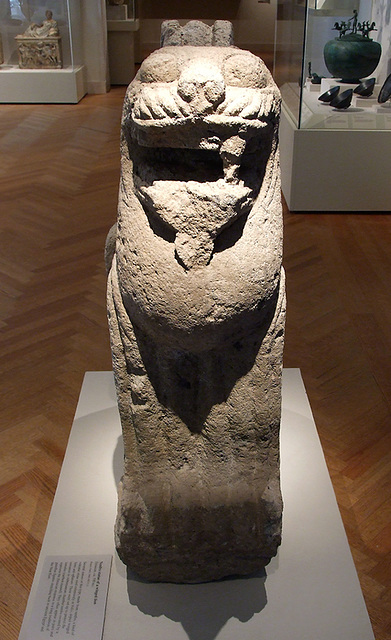 Nenfro Statue of a Winged Lion in the Metropolitan Museum of Art, Sept. 2007