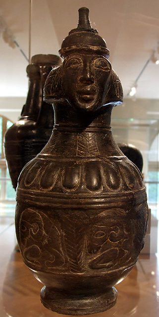 Etruscan Bucchero Jug with a Lid in the Metropolitan Museum of Art, Sept. 2007