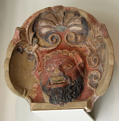 Etruscan Terracotta Antefix with the Head of a Satyr in the Metropolitan Museum of Art, Sept. 2007