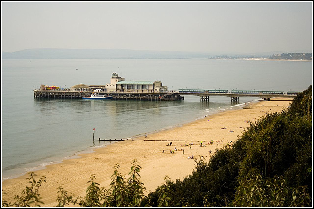 Calm seas at Bournemouth