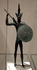 Etruscan Bronze Statuette of Warrior in the Metropolitan Museum of Art, February 2008