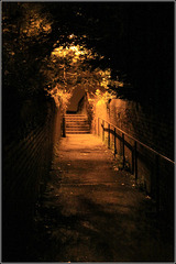 Footbridge ahead