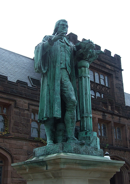 Statue of John Witherspoon, Princeton University, August 2009