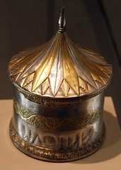 Etruscan Silver Pyxis from the Bolsena Tomb of a Wealthy Woman in the Metropolitan Museum of Art, Sept. 2007