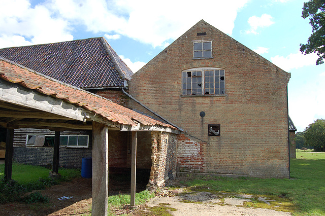 87. Park Farm, Henham, Suffolk. Building C Exterior from west