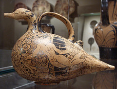 Etruscan Terracotta Duck Askos in the Metropolitan Museum of Art, November 2010