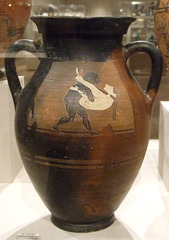 Etruscan Terracotta Amphora Attributed to the Painter of Munich 833 in the Metropolitan Museum of Art, November 2010