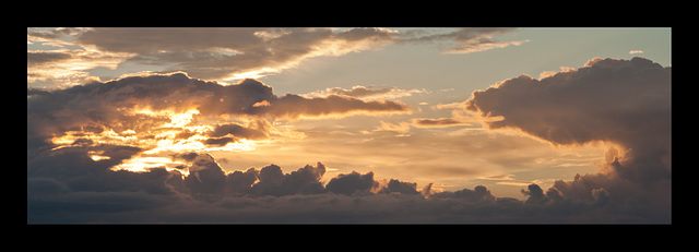 Evening clouds