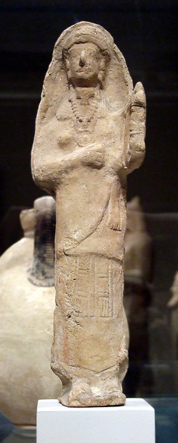 Cypriot Terracotta Musician in the Metropolitan Museum of Art, July 2010