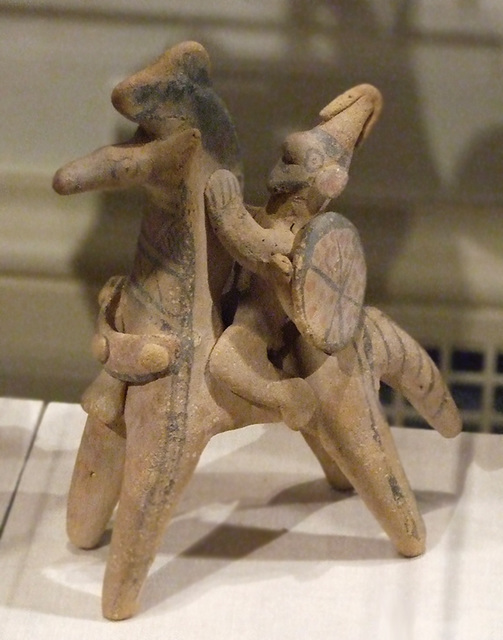 Cypriot Terracotta Horse and Rider in the Metropolitan Museum of Art, July 2010