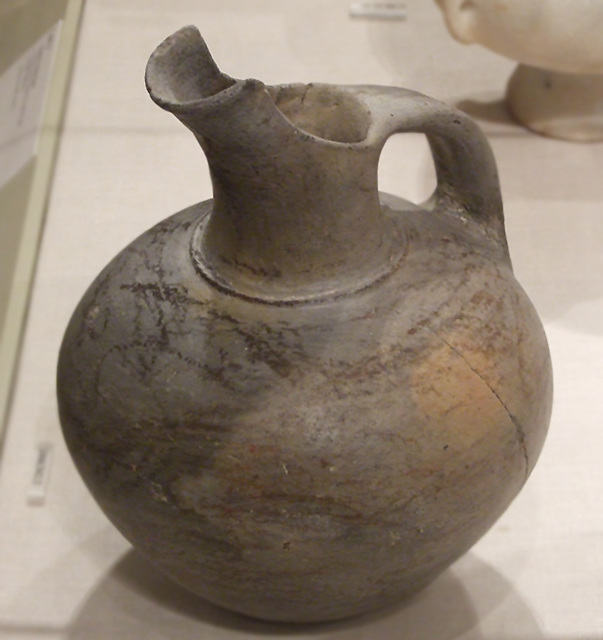 Terracotta Spouted Jug in the Metropolitan Museum of Art, February 2011