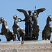 The Quadriga on top of the Vittorio Emanuele II Monument in Rome, June 2012