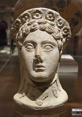 Etruscan Terracotta Head of a Woman in the Metropolitan Museum of Art, November 2010