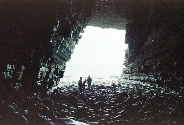 inside the cave