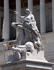 Sculpture on the Vittorio Emanuele II  Monument in Rome, June 2012