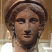Cypriot Terracotta Head of a Woman Wearing a Stephane in the Metropolitan Museum of Art, July 2010