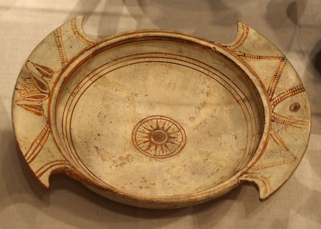 Lydian Terracotta Plate in the Metropolitan Museum of Art, May 2011