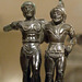 Detail of a Bronze Finial of Two Warriors from a Candelabrum in the Metropolitan Museum of Art, February 2011