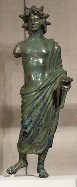 Etruscan Bronze Statuette of a Solar Deity in the Metropolitan Museum of Art, February 2011