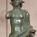 Detail of an Etruscan Bronze Statuette of a Solar Deity in the Metropolitan Museum of Art, February 2011