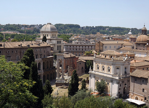 ipernity: View of the Theatre of Marcellus from the Capitoline Museum ...